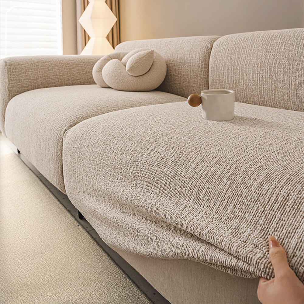 Halden | Stretch Chenille Sofa Cushion Covers