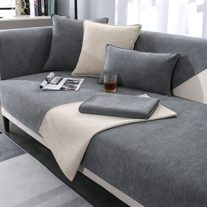 Torvik | Chenille Anti-Slip Sofa Cover