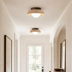 Travertine Bowl LED Ceiling Light
