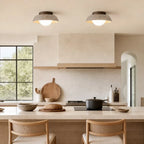Travertine Bowl LED Ceiling Light