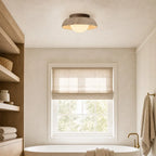 Travertine Bowl LED Ceiling Light