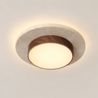 Travertine LED Flush Mount Ceiling Light