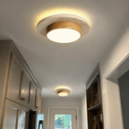 Travertine LED Flush Mount Ceiling Light