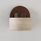 Travertine LED Wall Light Adjustable
