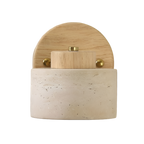 Travertine LED Wall Light Adjustable