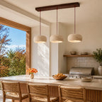 Travertine Round Pendant Light