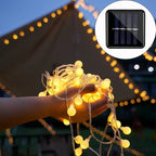 Waterproof Outdoor Solar LED String Lights