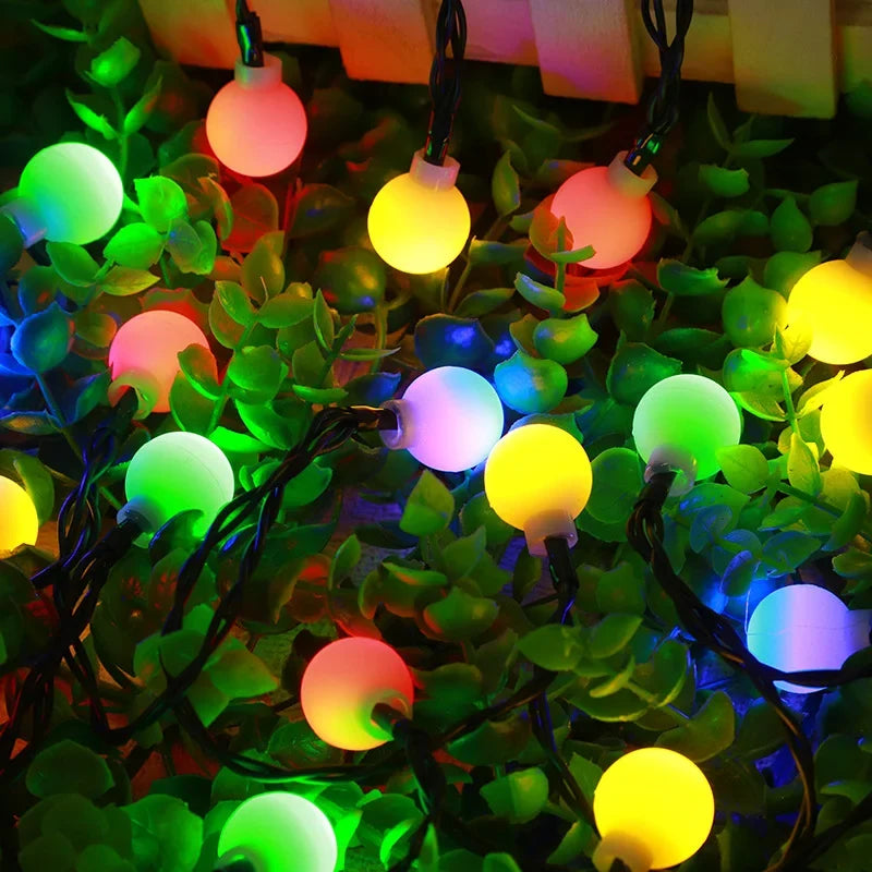 Waterproof Outdoor Solar LED String Lights