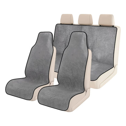 Car Seat Cover Set with Textured Surface