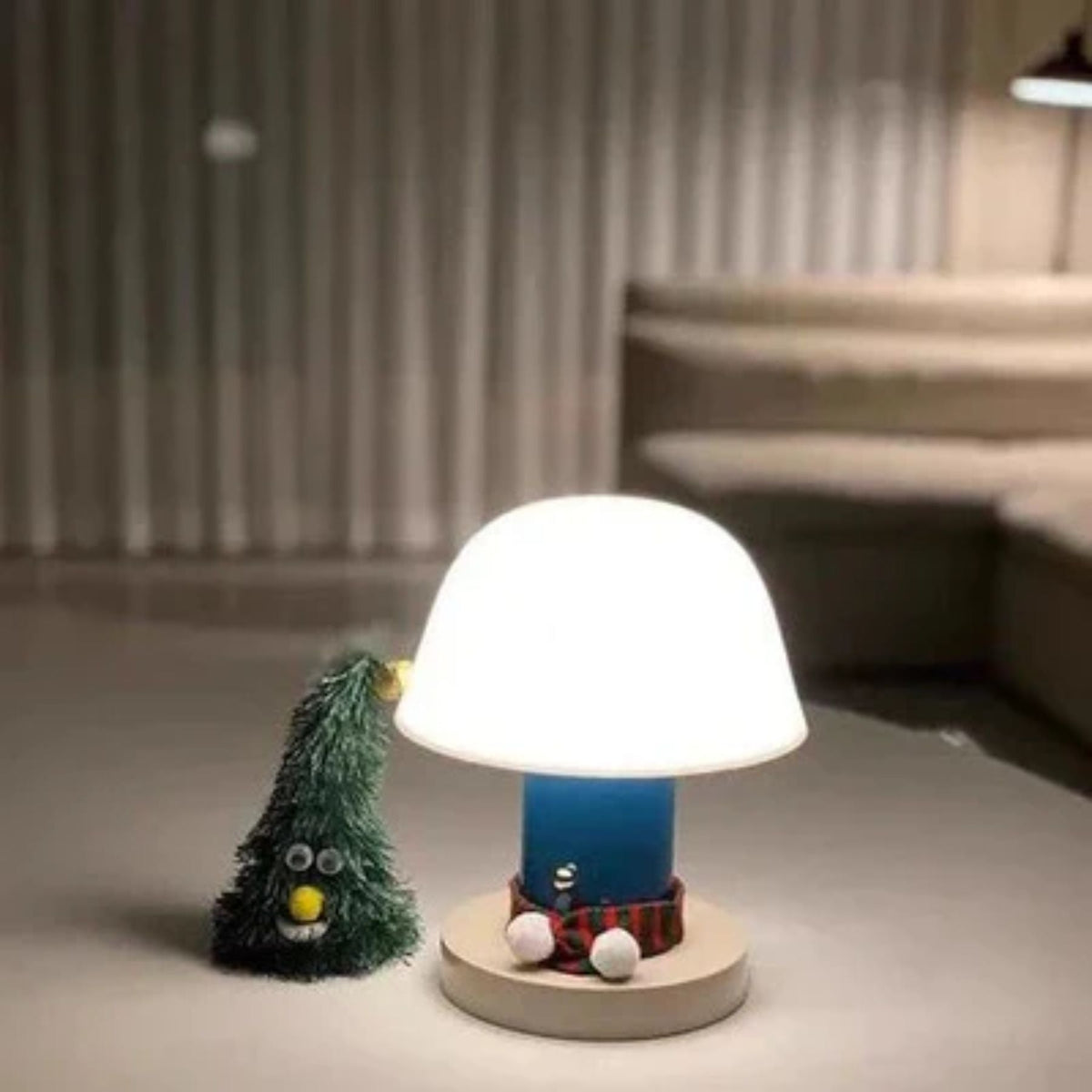 Cordless Dimmable Mushroom LED Table Lamp