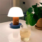 Cordless Dimmable Mushroom LED Table Lamp