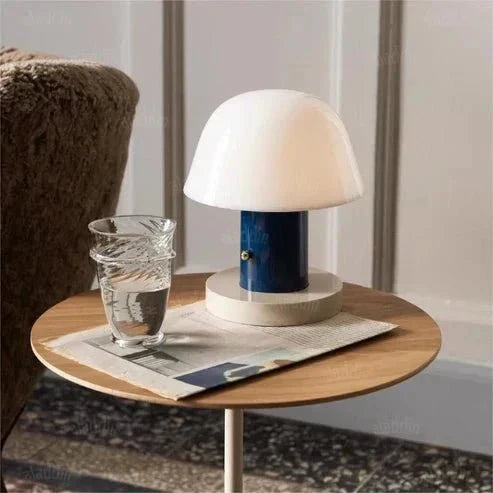 Cordless Dimmable Mushroom LED Table Lamp