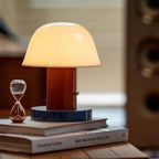 Cordless Dimmable Mushroom LED Table Lamp