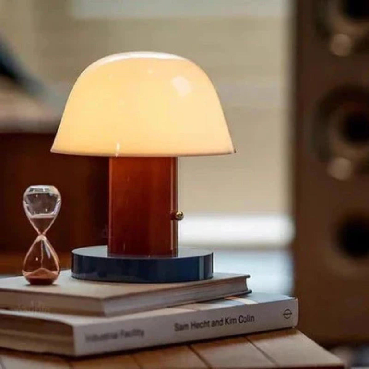 Cordless Dimmable Mushroom LED Table Lamp