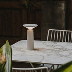 Cordless Rechargeable LED Table Lamp Tilting Cone Head Dimmable