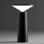 Cordless Rechargeable LED Table Lamp Tilting Cone Head Dimmable