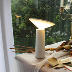 Cordless Rechargeable LED Table Lamp Tilting Cone Head Dimmable