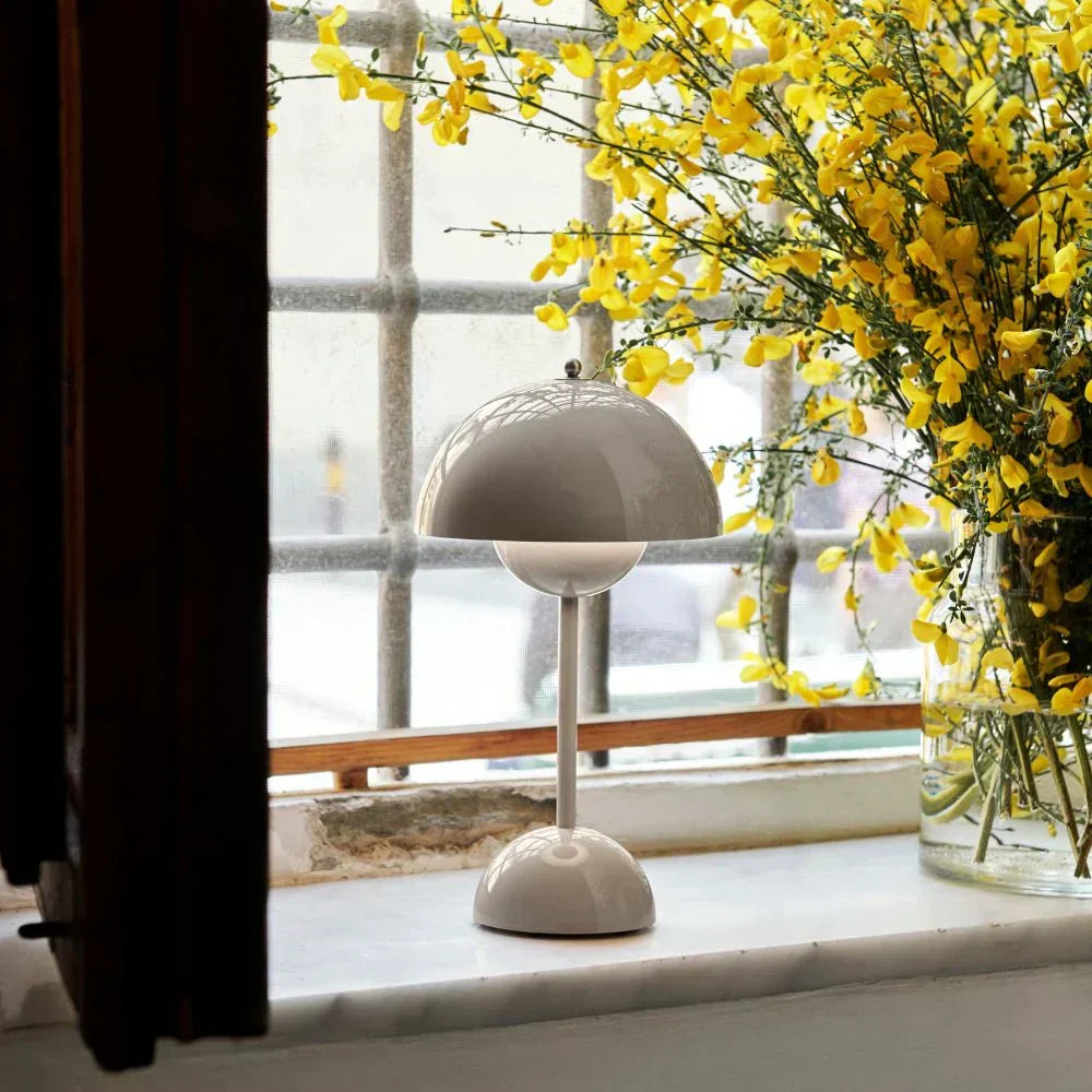 Cordless Rechargeable Mushroom LED Table Lamp