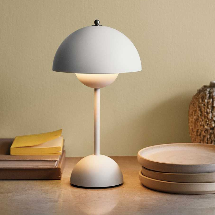 Cordless Rechargeable Mushroom LED Table Lamp
