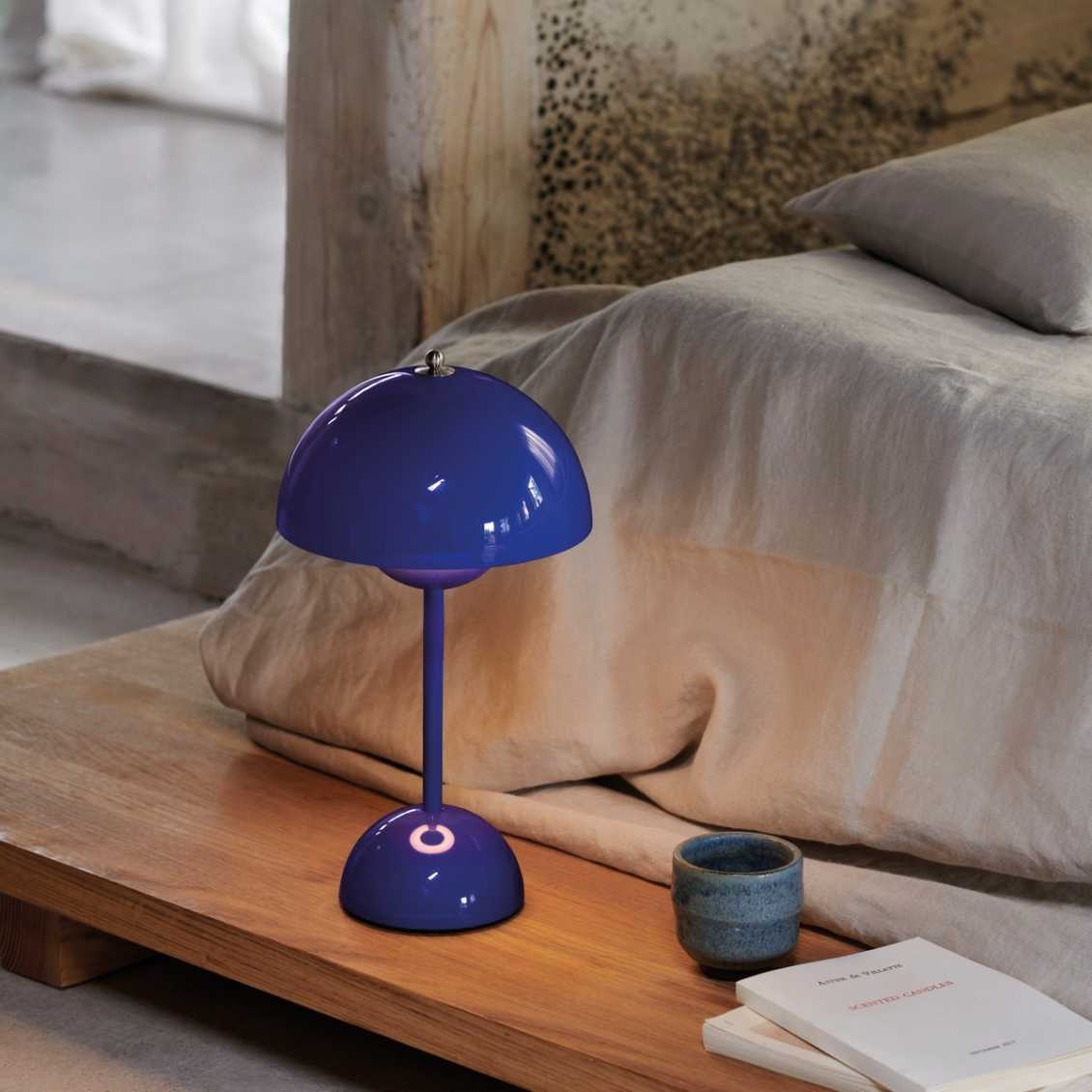Cordless Rechargeable Mushroom LED Table Lamp