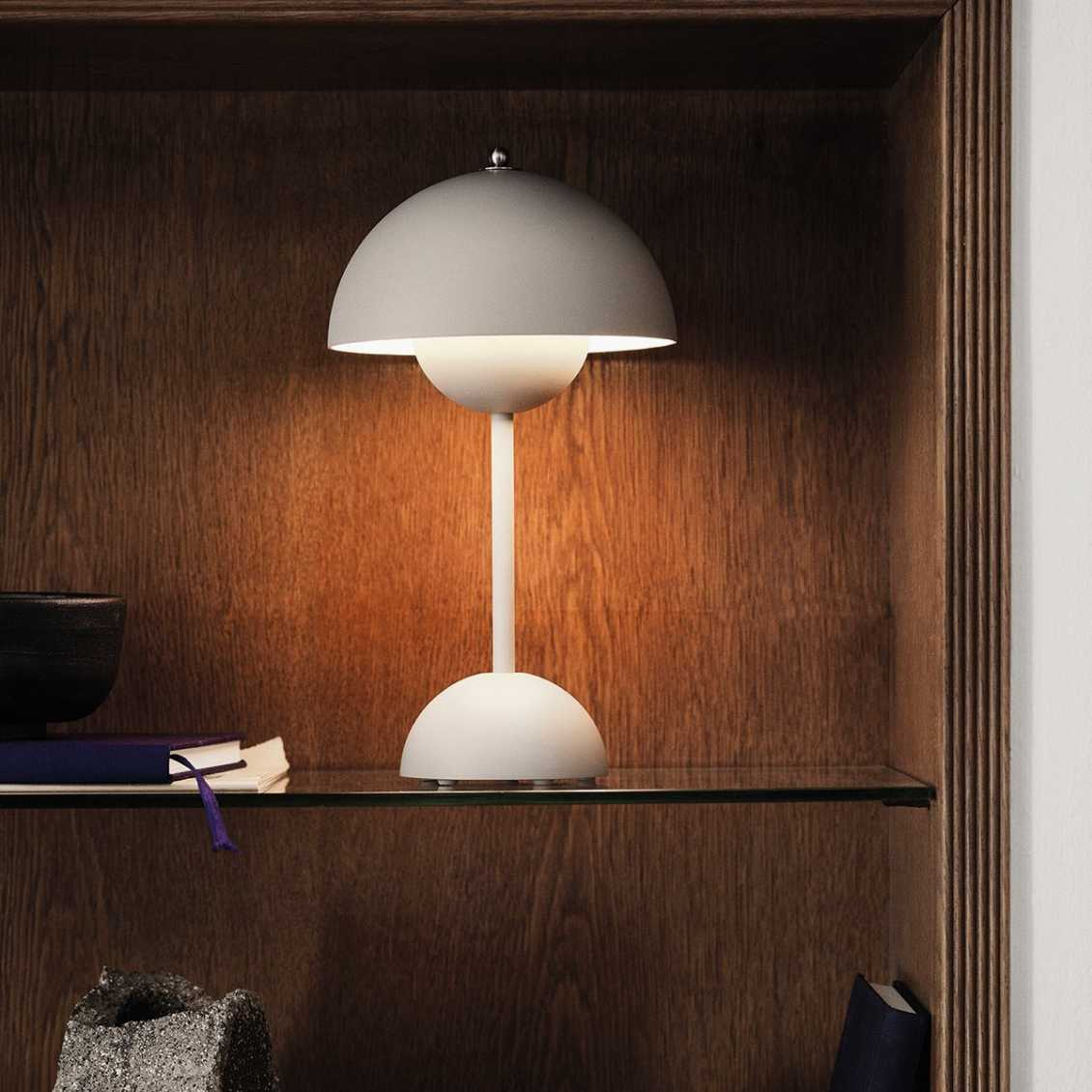 Cordless Rechargeable Mushroom LED Table Lamp
