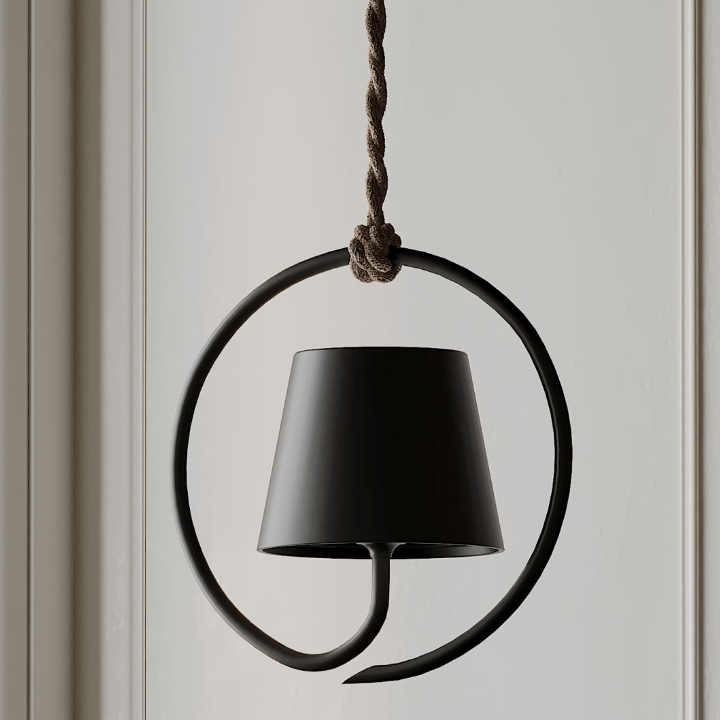 Cordless Rechargeable Ring LED Pendant Light