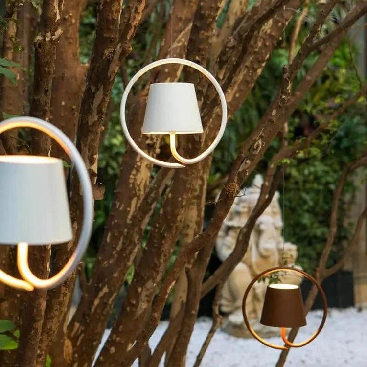 Cordless Rechargeable Ring LED Pendant Light