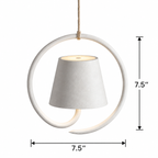 Cordless Rechargeable Ring LED Pendant Light