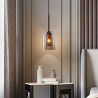 Double Glass Bell Mid Century Modern Pendant Light