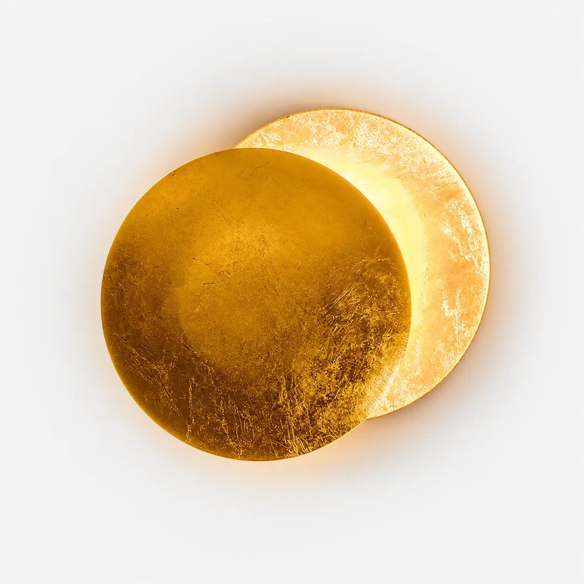 Eclipse Overlapping Double Disc Adjustable LED Wall Sconce