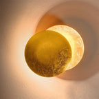 Eclipse Overlapping Double Disc Adjustable LED Wall Sconce