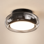 Glass LED Flush Mount Ceiling Light
