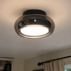 Glass LED Flush Mount Ceiling Light