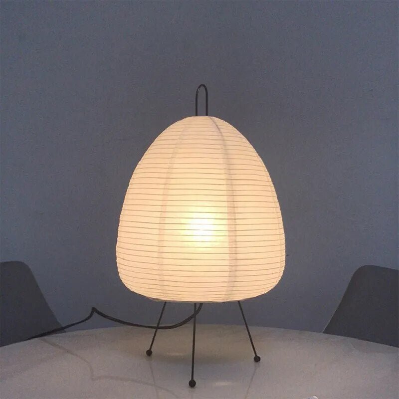 Japandi Rice Paper LED Table Lamp
