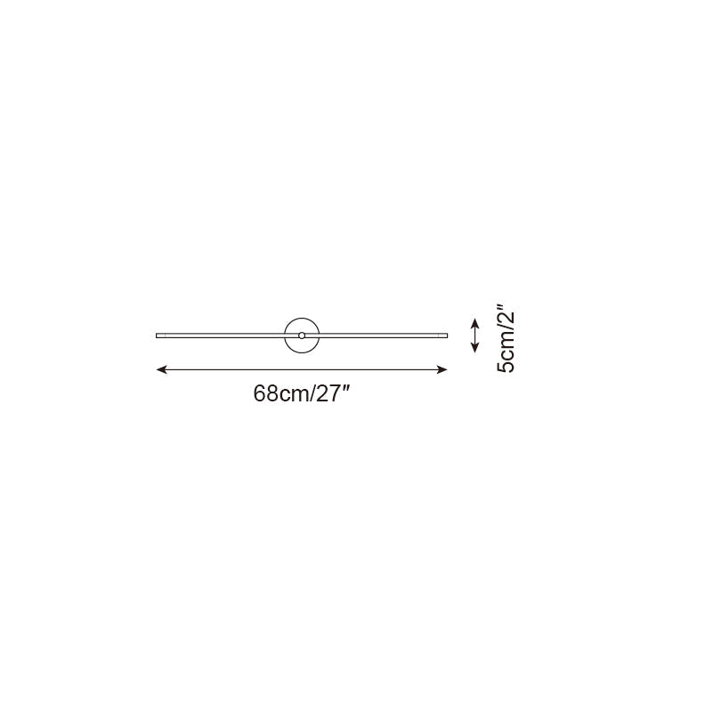 Linear LED Wall Sconce Modern Minimalist Bar Light