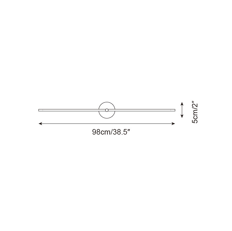 Linear LED Wall Sconce Modern Minimalist Bar Light