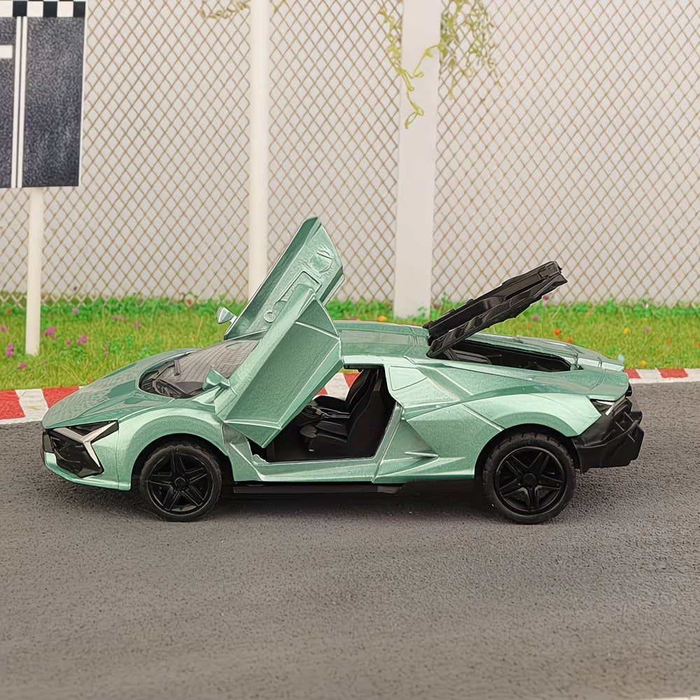 Miniature Model Car with Opening Scissor Doors