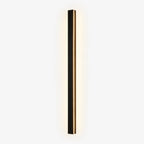 Minimalist Black Linear Outdoor Waterproof LED Wall Light