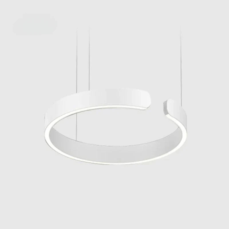 Modern Halo Ring Minimalist Dimmable LED Pendant Light