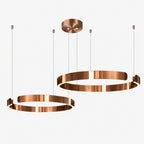 Modern Halo Ring Minimalist Dimmable LED Pendant Light