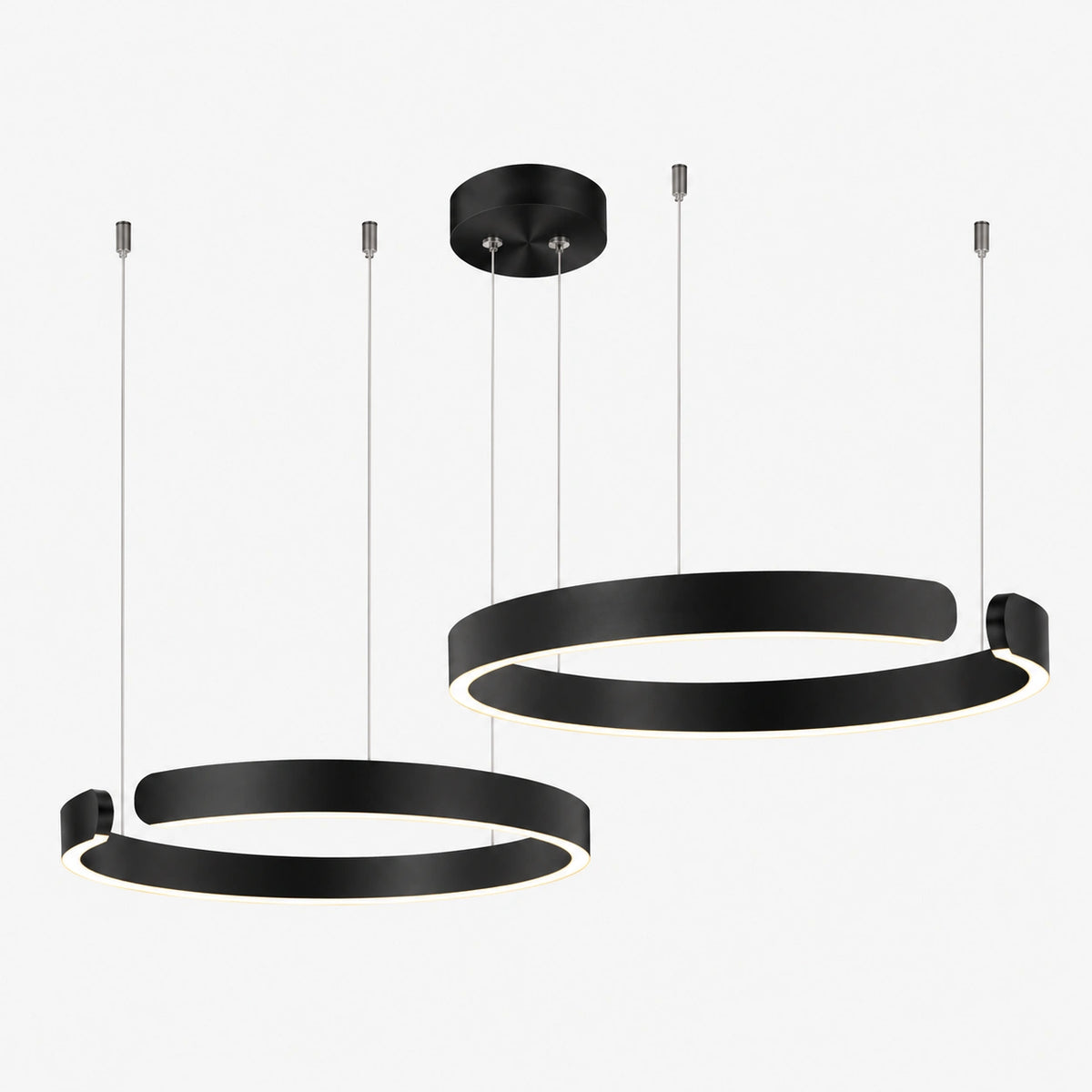 Modern Halo Ring Minimalist Dimmable LED Pendant Light