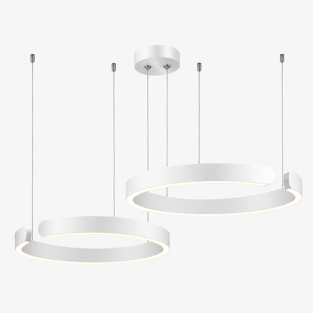 Modern Halo Ring Minimalist Dimmable LED Pendant Light