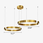 Modern Halo Ring Minimalist Dimmable LED Pendant Light