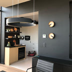 Modern Halo Ring Minimalist Dimmable LED Pendant Light