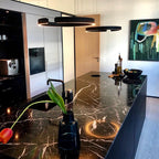 Modern Halo Ring Minimalist Dimmable LED Pendant Light