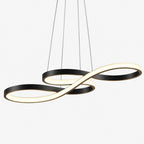Modern Swirl Ribbon Loop Minimalist LED Pendant Light