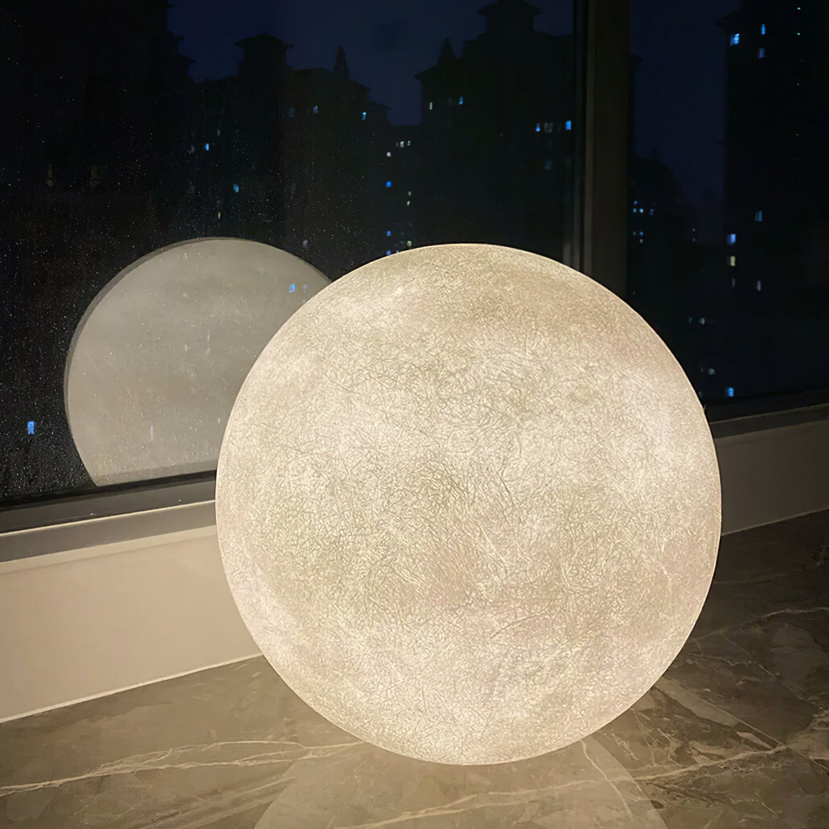 Moon Lamp LED Floor and Table Lamp 3-Color Switchable