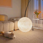Moon Lamp LED Floor and Table Lamp 3-Color Switchable