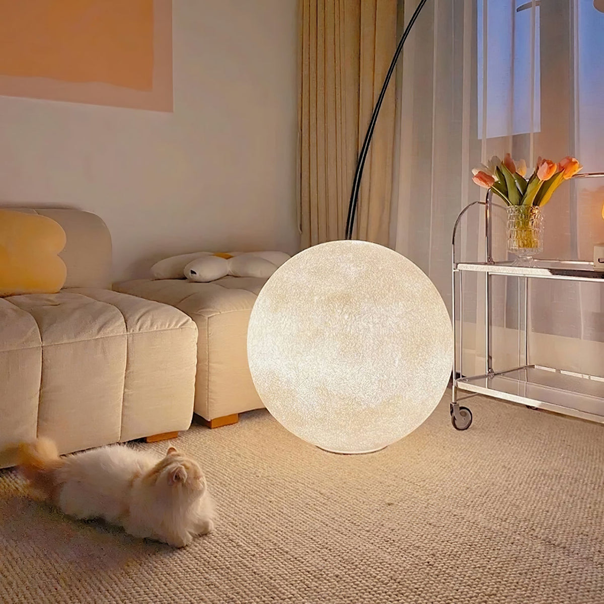 Moon Lamp LED Floor and Table Lamp 3-Color Switchable