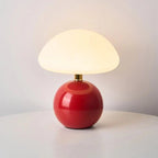 Mushroom Table Lamp Ceramic Base 3-Color Light